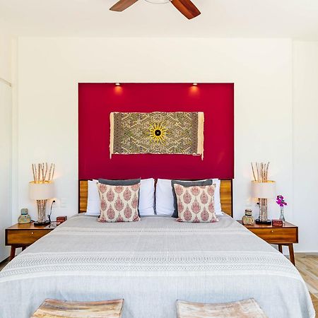 Chic & Mexican Villa, A True Oasis Pool, Security Tulum Pueblo Buitenkant foto