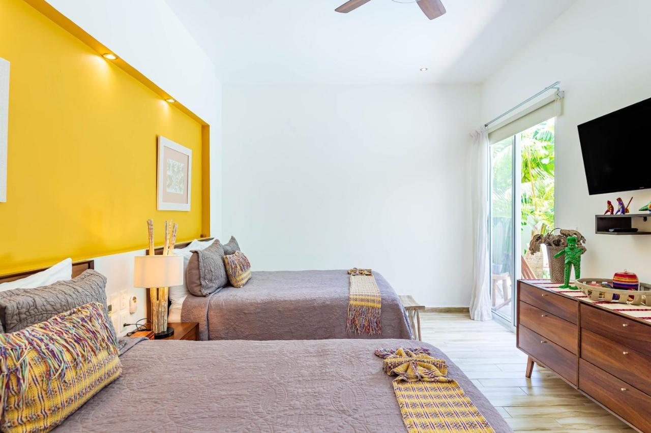 Chic & Mexican Villa, A True Oasis Pool, Security Tulum Pueblo Buitenkant foto