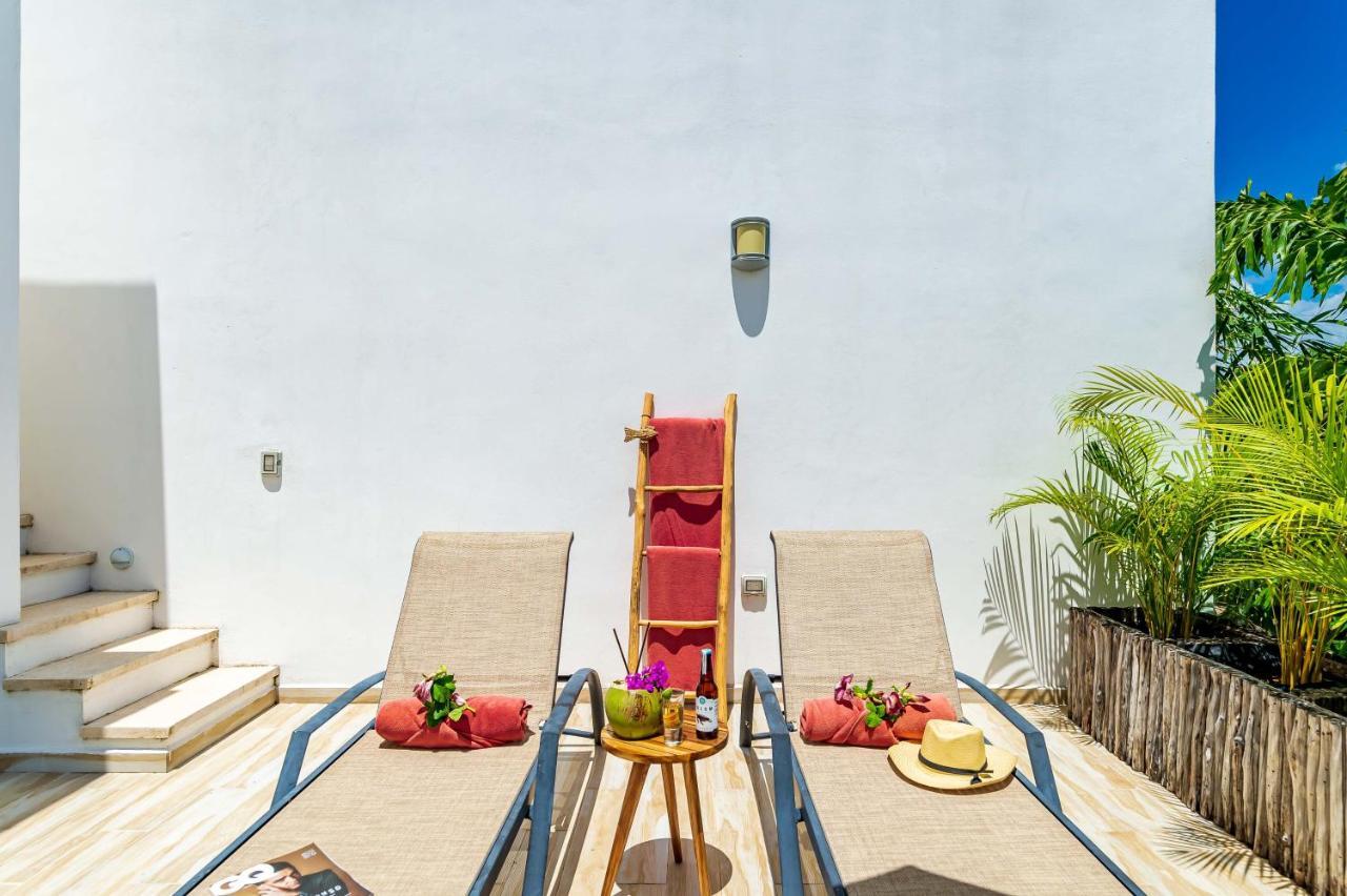 Chic & Mexican Villa, A True Oasis Pool, Security Tulum Pueblo Buitenkant foto