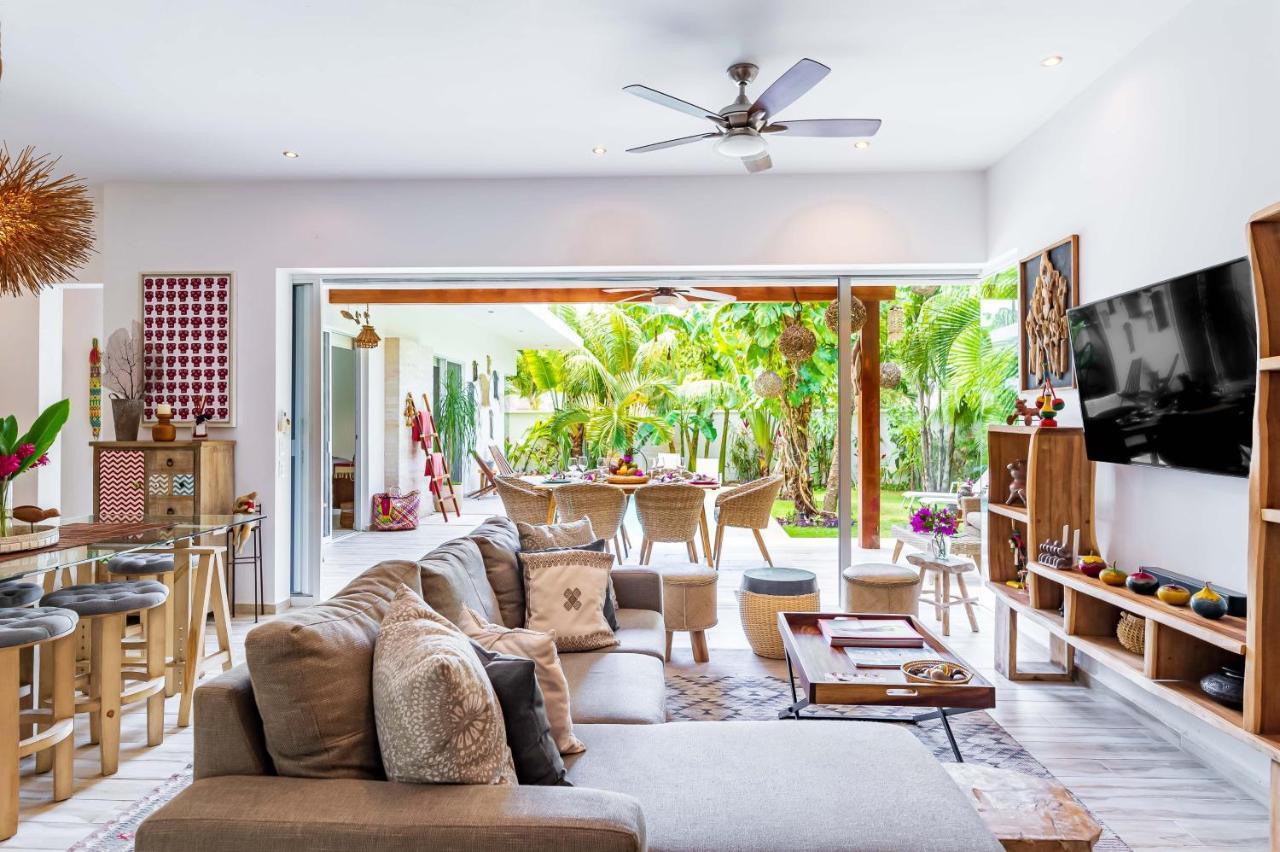 Chic & Mexican Villa, A True Oasis Pool, Security Tulum Pueblo Buitenkant foto