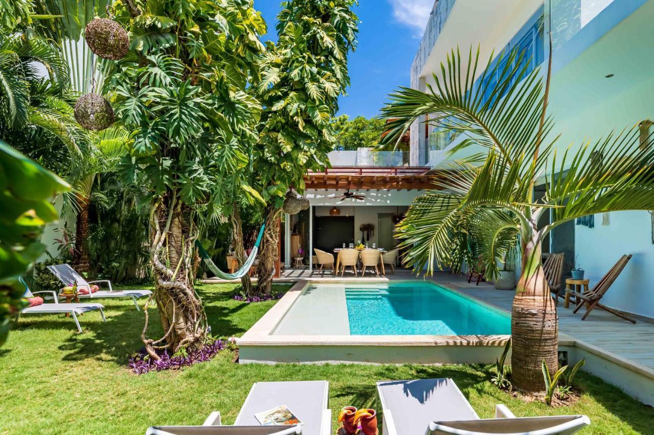 Chic & Mexican Villa, A True Oasis Pool, Security Tulum Pueblo Buitenkant foto
