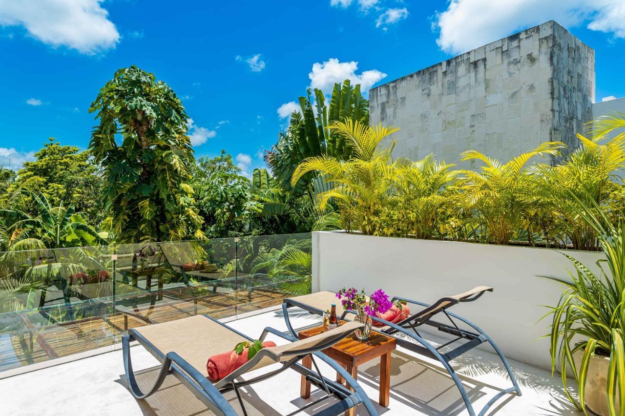 Chic & Mexican Villa, A True Oasis Pool, Security Tulum Pueblo Buitenkant foto
