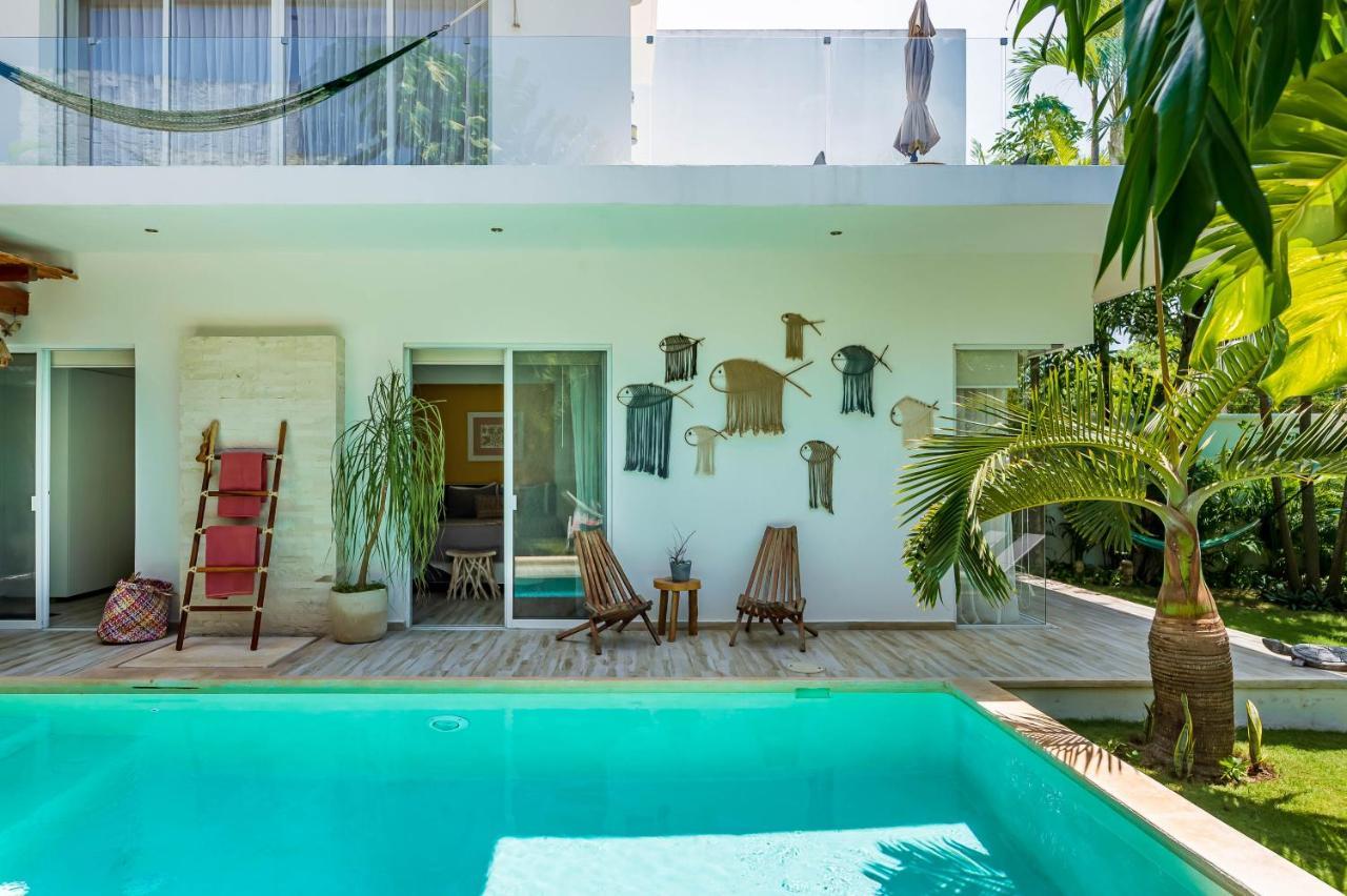 Chic & Mexican Villa, A True Oasis Pool, Security Tulum Pueblo Buitenkant foto